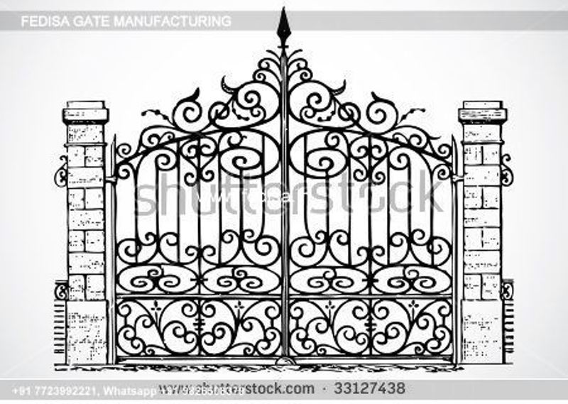 Iron Gate Design Safety Grill Gate Design For Main Door Low Cost Gate Design Maharaja Gate Single Palla