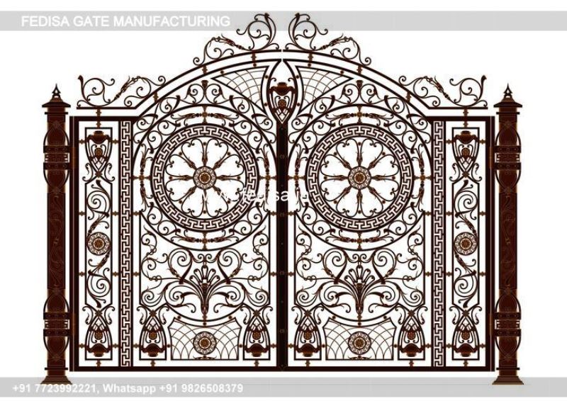 Iron Gate Design Sliding Gate Design Gate Sunmica Design Modern Fence Gate
