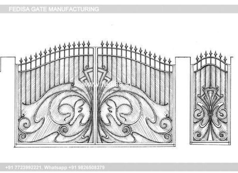Iron Gate Design Front Gate Designs For Houses Maharaja Gate Ka Design Laser Cutting Design Gate
