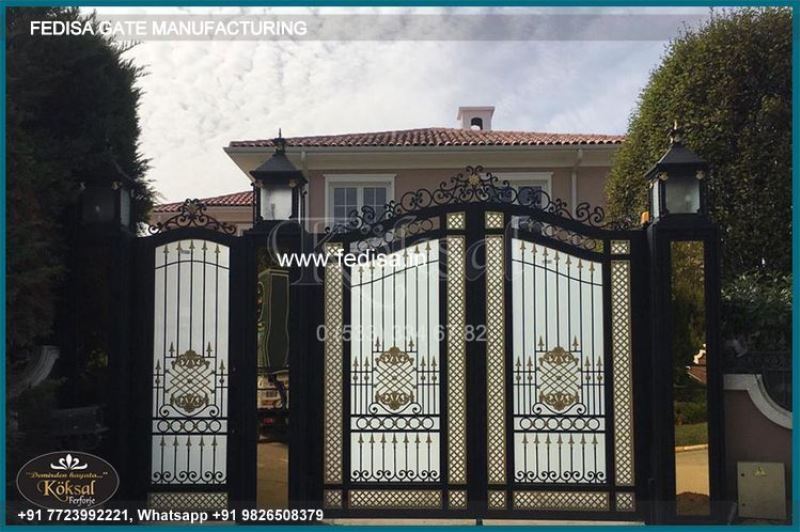 Iron Gate Design Safety Grill Gate Design For Main Door Main Gate Double Door Design 5 Feet Main Gate Design