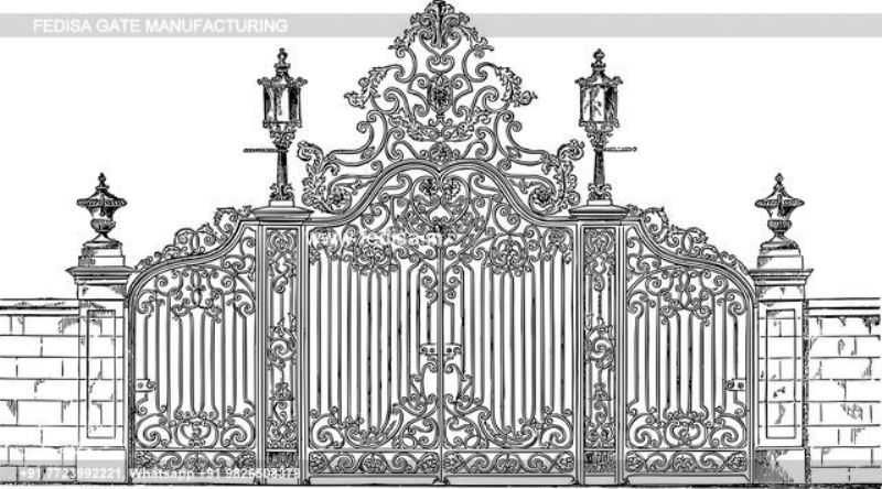 Gate Design Gate Color Steel Ke Gate Ka Design Steel Gate Design 2020