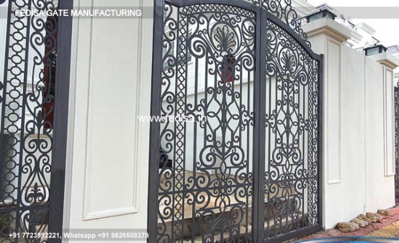 Iron Gate Design Front Gate Designs For Houses Boundary Wall Steel Grill Design Steel Ke Men Gate