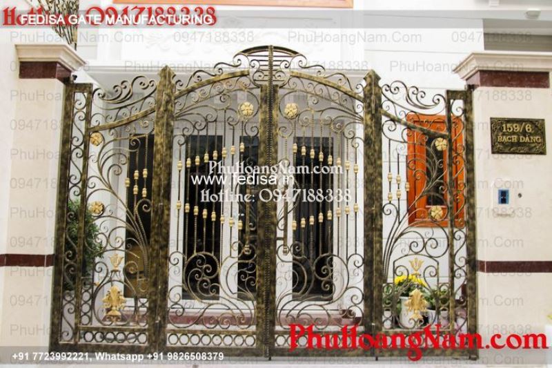 Iron Gate Design Safety Grill Gate Design For Main Door Shera Wood Gate Design 7 Feet Gate Design