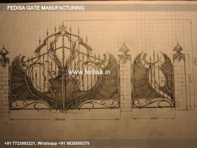 Main Gate Design Gate Design For Home Steel Maharaja Gate Safety Grill Gate