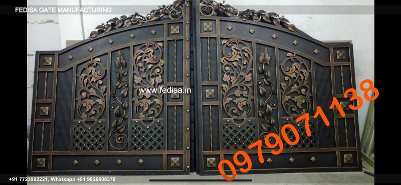 Gate Design Front Gate Design Steel Gate With Hpl Sheet Best Wooden Gate Design