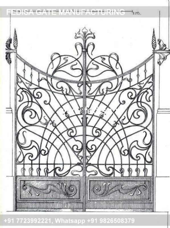 Iron Gate Design Simple Gate Design Door Gate Grill Design 5 By 7 Gate Design