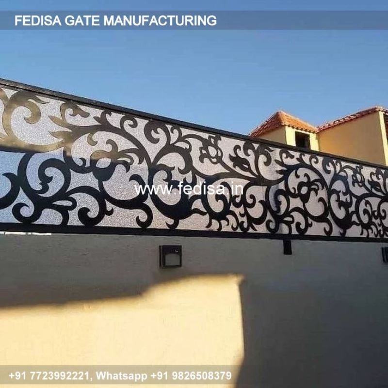 Main Gate Design Gate Design For Home Hollow Pipe Gate Design Gray Color Gate Design