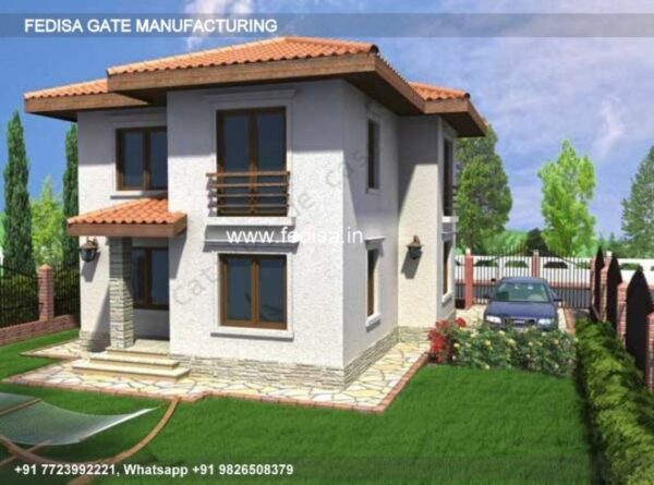 Main Gate Design Main Gate Design 2684 Boundary Gate Pillar Design Grill For Compound Wall