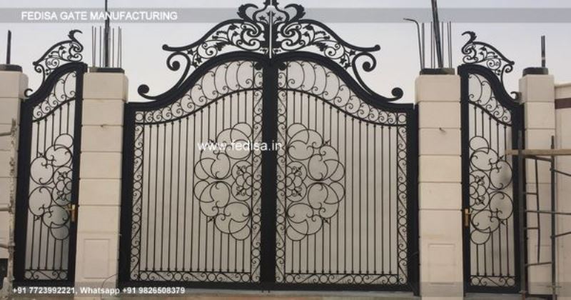 Gate Design Front Gate Design Lohe Ka Gate Single Outside Gate Color