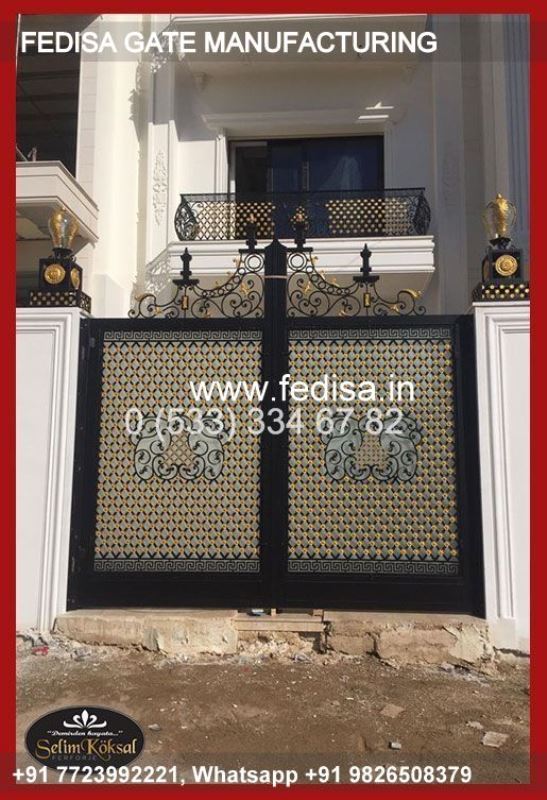 Iron Gate Design Simple Gate Design Steel Gate Design 5 Feet Main Gate Sunmica Design