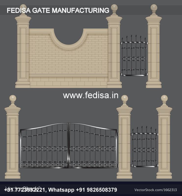 Iron Gate Design Front Gate Designs For Houses Single Door Gate Design Iron Steel Compound Gate