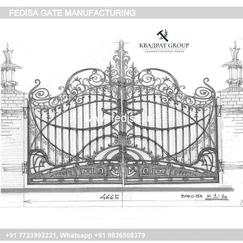 Iron Gate Design Simple Gate Design Home Gate Design 2025 Compound Wall Gate Pillar Design