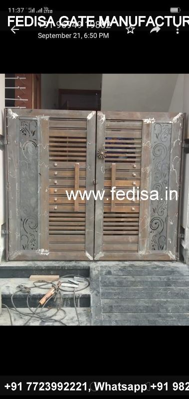 Iron Gate Design Safety Grill Gate Design For Main Door Cnc Cutting Gate Design Maharaja Gate Grill