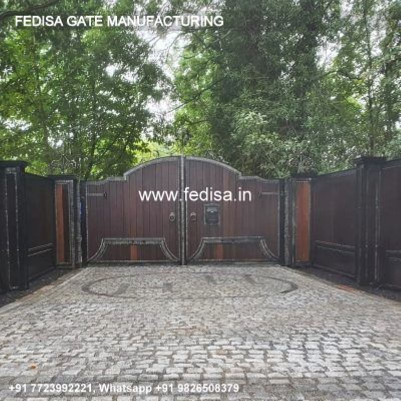 Main Gate Design Main Gate Design 2787 Lakadi Ka Gate Double Door Steel Gate Design
