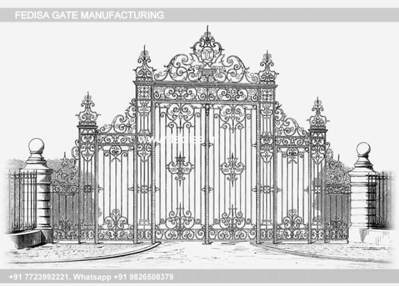 Gate Design Front Gate Design Tiles For Main Gate Pillars Iron Gate Design For Flats