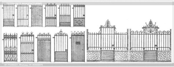 Iron Gate Design Simple Gate Design Portico Gate Design Steel Jali Gate Design