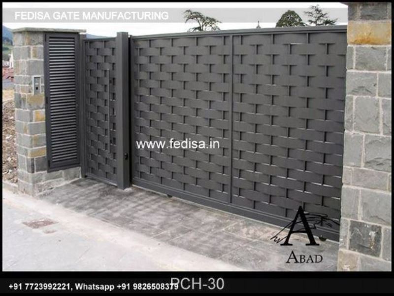 Iron Gate Design Sliding Gate Design 16 Feet Main Gate Design Seat Gate Design