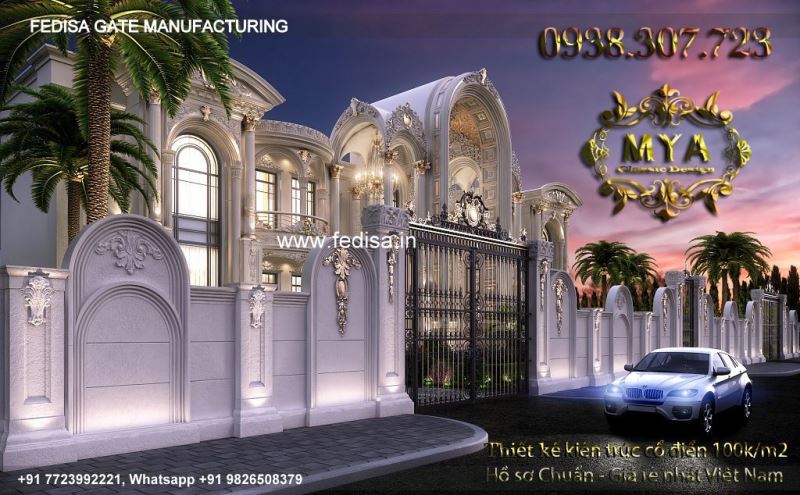 Main Gate Design Modern Gate Design Steel Jali Gate Ss Boundary Gate