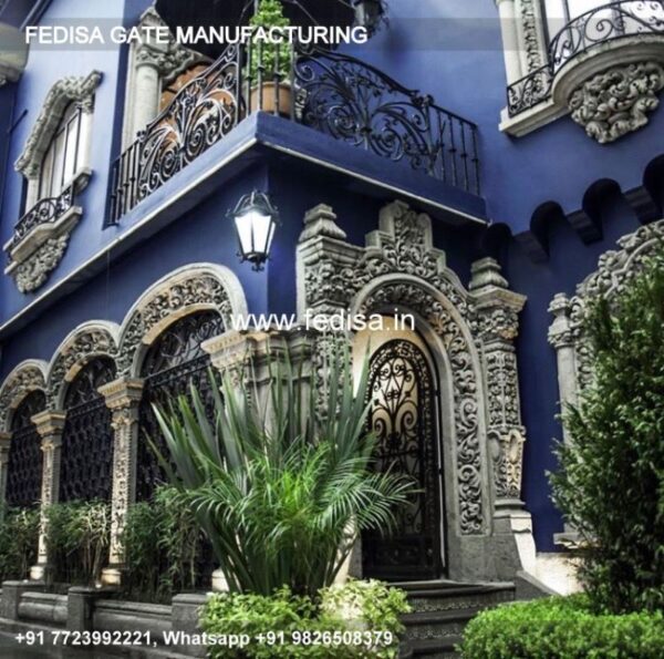 Iron Gate Design Sliding Gate Design Main Gate Grill Color Laser Cut Gate Design Sheet Price