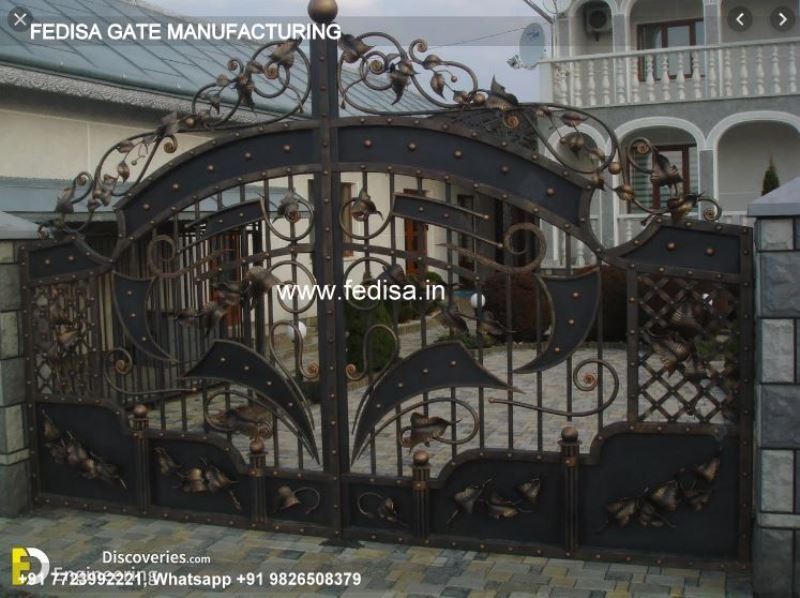 Iron Gate Design Simple Gate Design Gate Ka Color Temple Gate Design