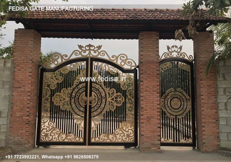 Main Gate Design Modern Gate Design Lohe Ka Gate Single Palla Railing Gate Design