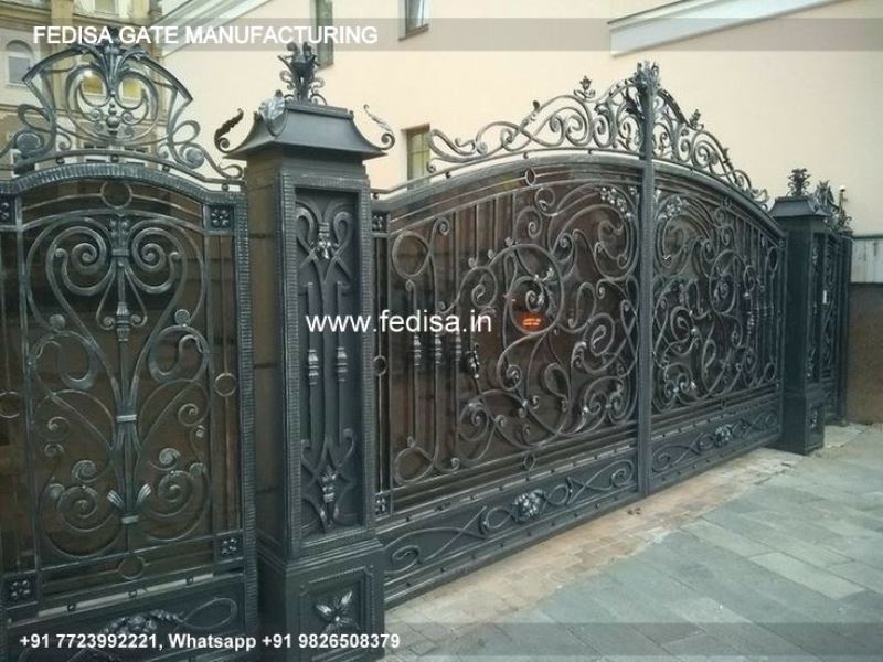 Iron Gate Design Sliding Gate Design Small Gate Design For Home Main Gate Paint Color