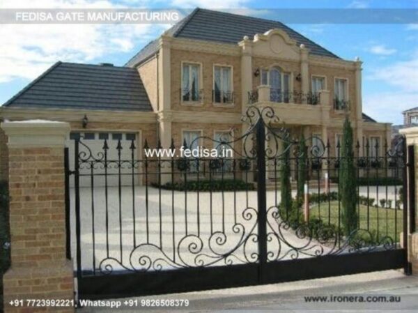 Gate Design Gate Color Gi Pipe Gate Design Safety Grill Design For Compound Wall