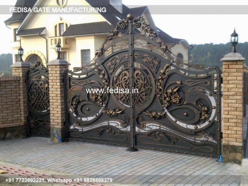 Iron Gate Design Sliding Gate Design Lightweight Gate Design Gate Ka Jhalar