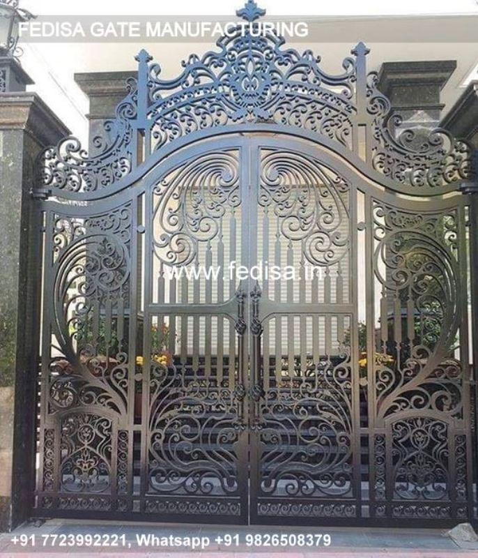 Iron Gate Design Simple Gate Design Steel Sliding Gate Design Maharaja Gate 2020