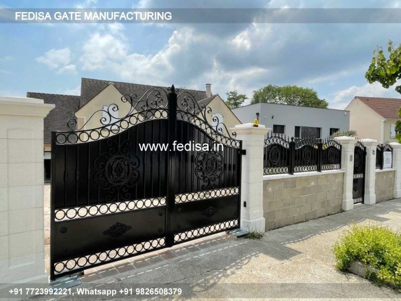 Iron Gate Design Simple Gate Design Pardehal Design Safety Grill Design For Boundary Wall