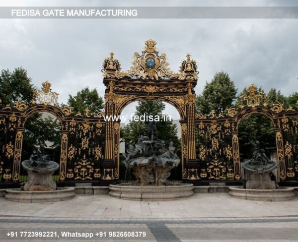 Iron Gate Design Simple Gate Design Steel Single Gate Design Curved Gate Design