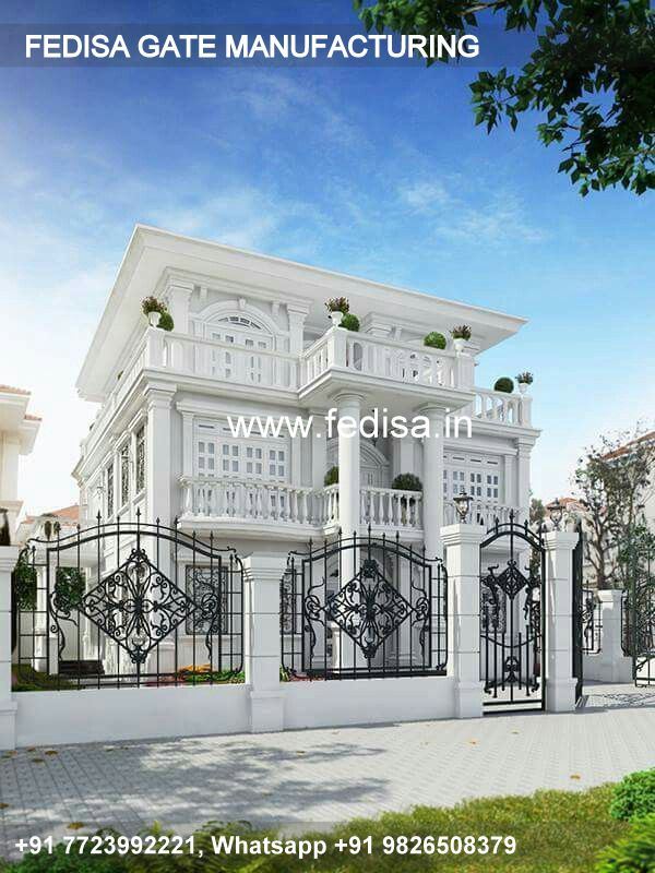 Iron Gate Design Safety Grill Gate Design For Main Door Main Gate Granite Pillar Design Aluminum Main Gate Design