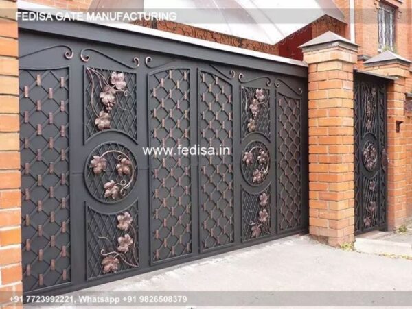 Iron Gate Design Sliding Gate Design Loha Main Gate Design Slide Gate Design For House