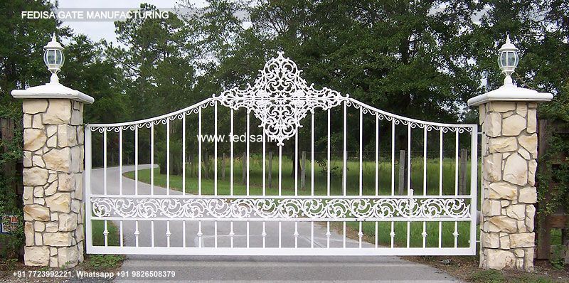 Iron Gate Design Sliding Gate Design Main Entrance Gate Design For Home Gate Pillar Top Design