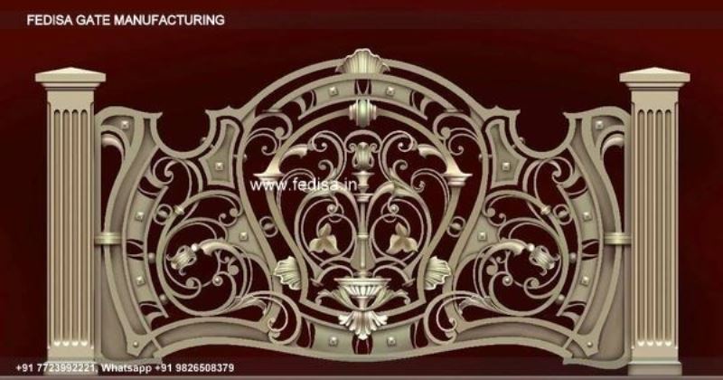 Gate Design Gate Color Modern Iron Fence Main Gate Elevation Design