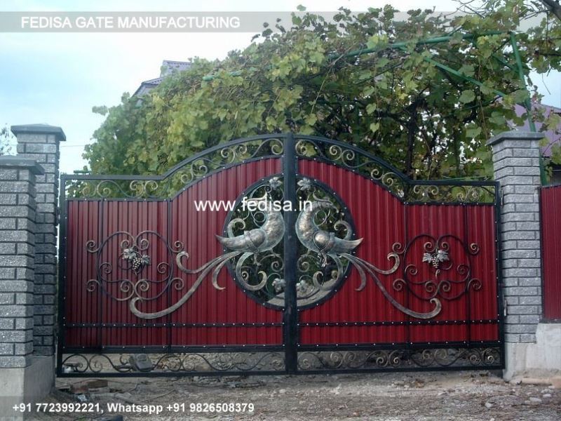 Iron Gate Design Sliding Gate Design 11 Fold Gate Design Lakadi Ka Gate Ka Design