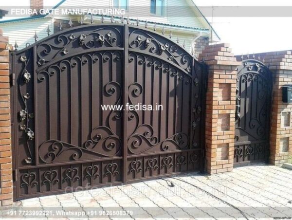 Gate Design Gate Color Pooja Room Gate Design Laser Cutting Compound Gate