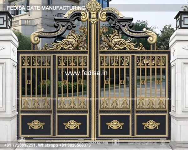 Gate Design Gate Color Mandir Steel Gate Design Four Fold Main Gate Design