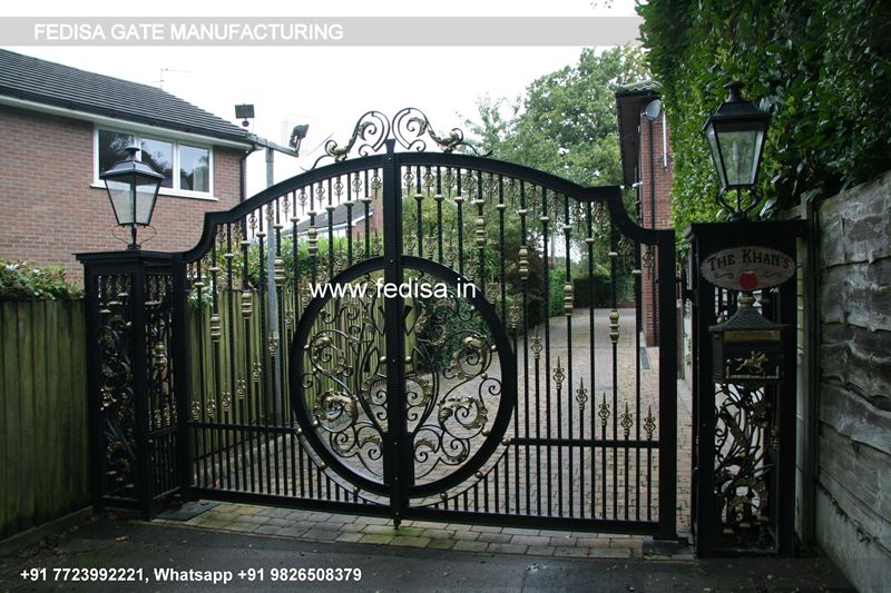 Main Gate Design Modern Gate Design Curved Sliding Gate Design Fancy Gate Ka Design