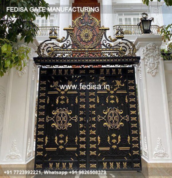 Iron Gate Design Simple Gate Design Estate Gate Design Black And White Gate Design