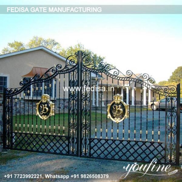 Iron Gate Design Sliding Gate Design Wooden Sliding Gate Design Lohe Wale Gate