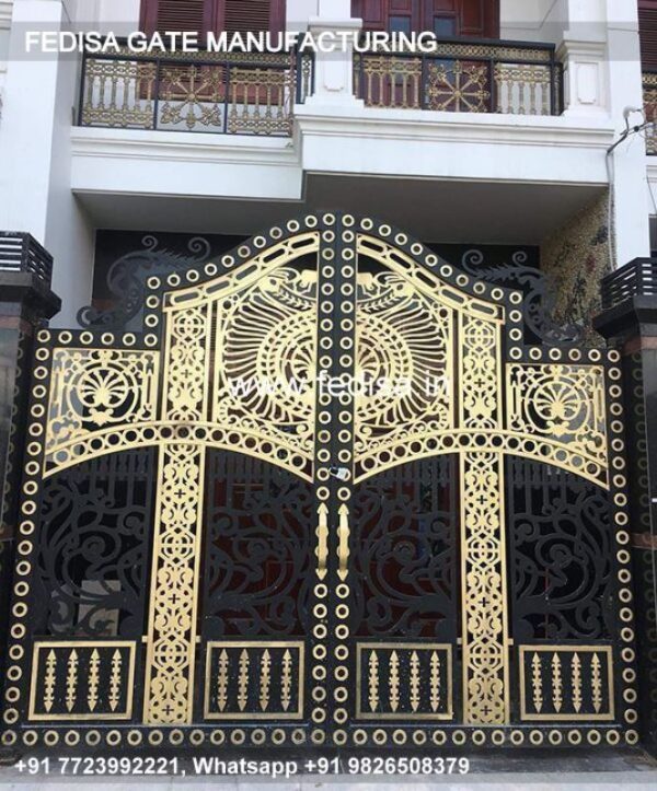 Main Gate Design House Gate Design Front Iron Gate Design For Home Steel Iron Mix Gate Design
