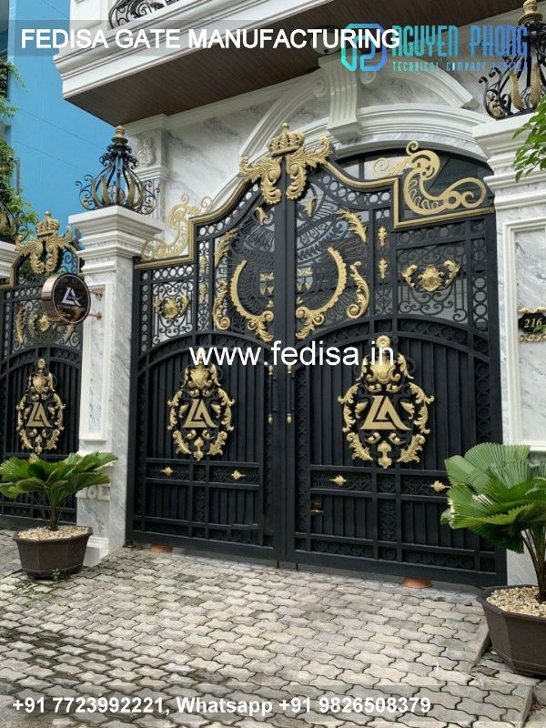 Iron Gate Design Front Gate Designs For Houses Main Gate Granite Design Loha Gate Design Double Door