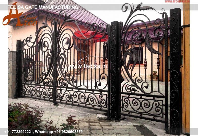 Main Gate Design Main Gate Design 3047 Steel Iron Mix Gate Design Simple Iron Gate Designs For Homes