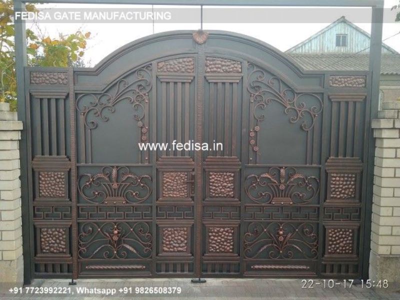 Iron Gate Design Simple Gate Design Grill For Compound Wall Garden Entrance Gate Design