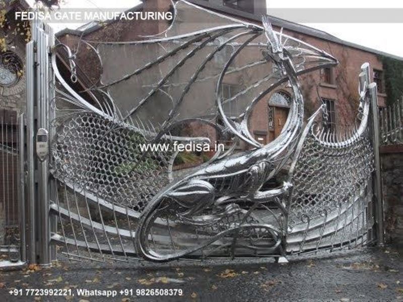 Iron Gate Design Simple Gate Design 11 Feet Iron Gate Design Steel Gate Glass Design