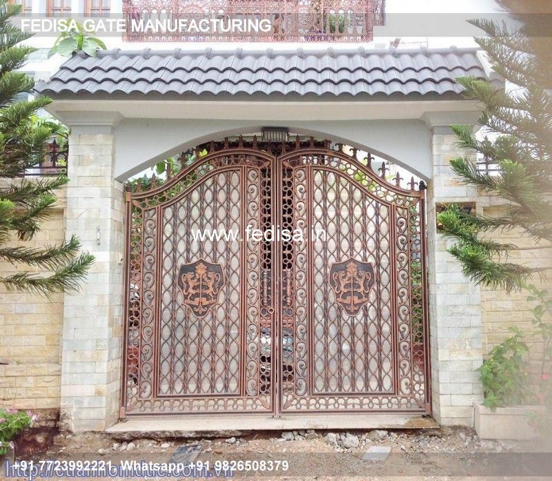 Iron Gate Design Front Gate Designs For Houses Front Gate Door Design Flat Entry Gate Design