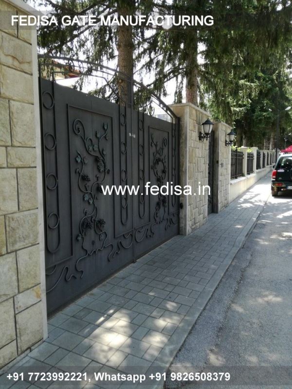 Main Gate Design Modern Gate Design Boundary Grill Gate Gate Drawing Design