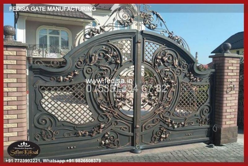 Iron Gate Design Sliding Gate Design Lohe Ke Pipe Gate Design Corridor Gate Design