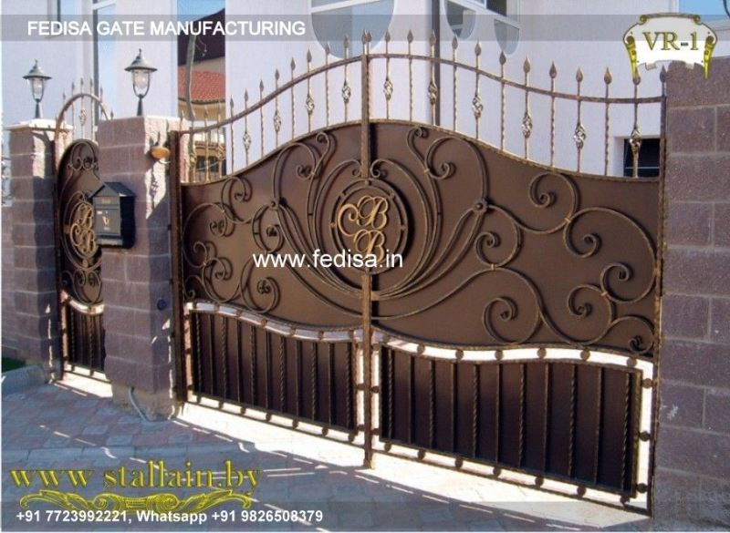 Iron Gate Design Simple Gate Design Gate Gray Color Room Steel Gate Design